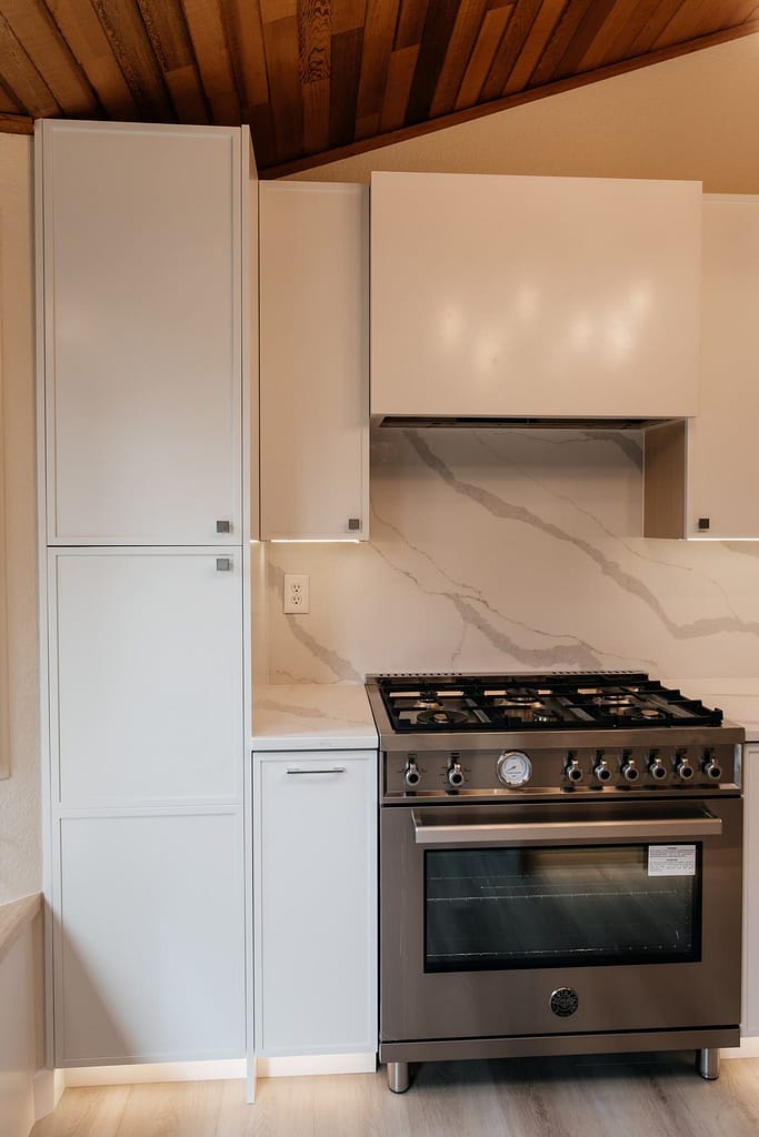 oven and cabinetry with kitchen remodel seattle