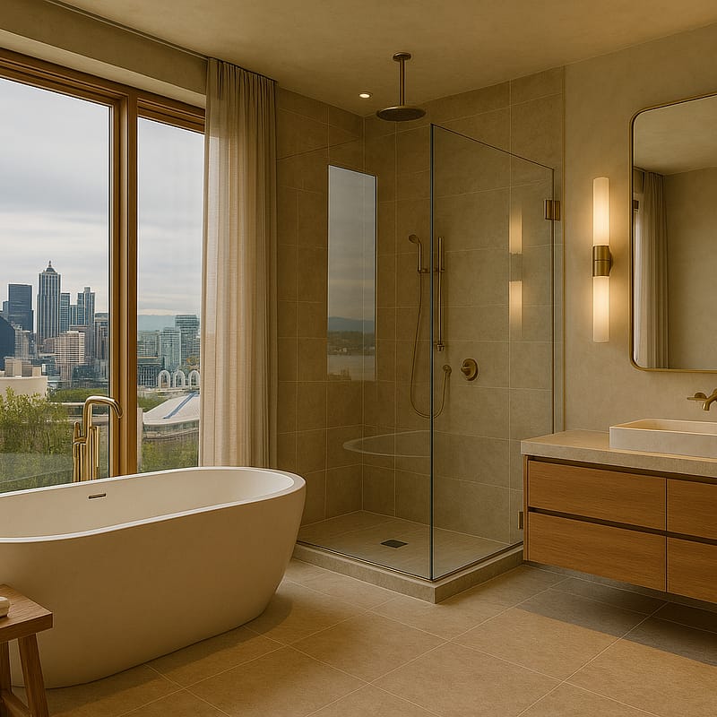 luxury bathroom remodel in Seattle
