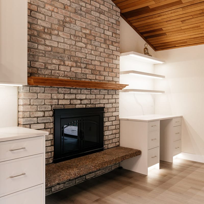fireplace remodel