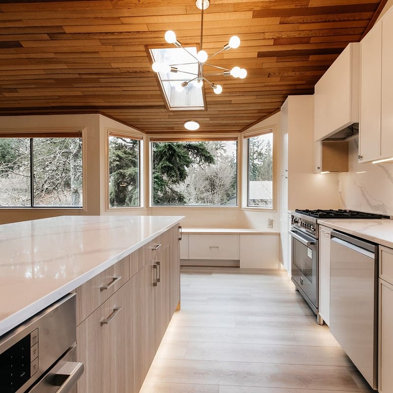modern kitchen remodel in seattle