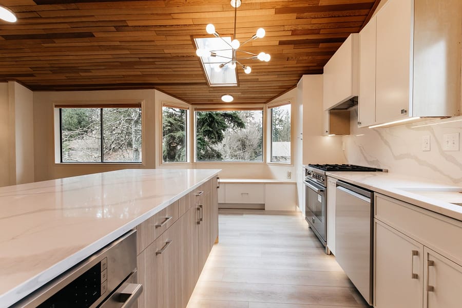 modern kitchen remodel in seattle